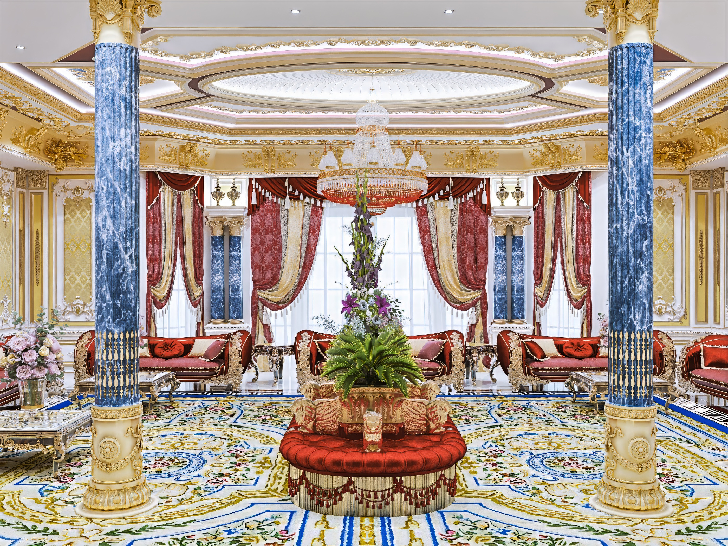 Bright majlis design ideas