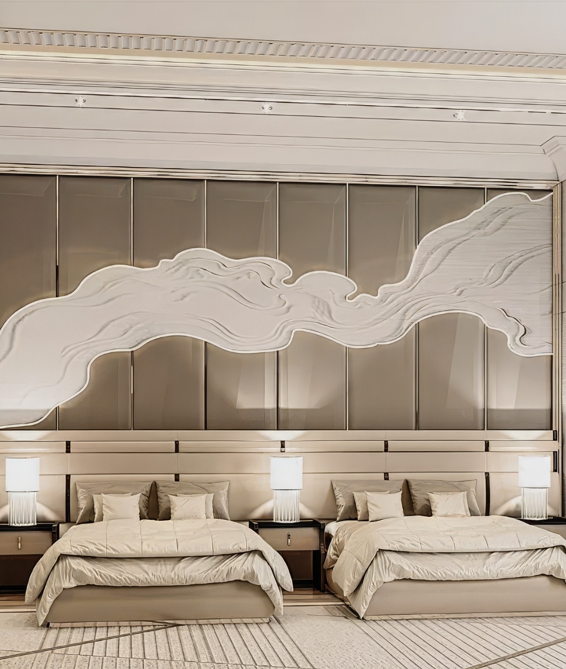 Stylish Bedroom For Luxurious Mansion