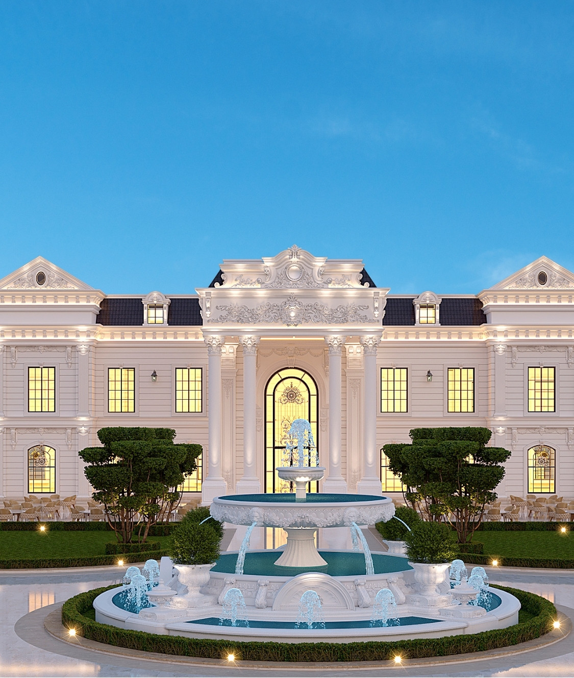 Presidential Palace Exterior Design: Antonovich Group's Crowning Achievement