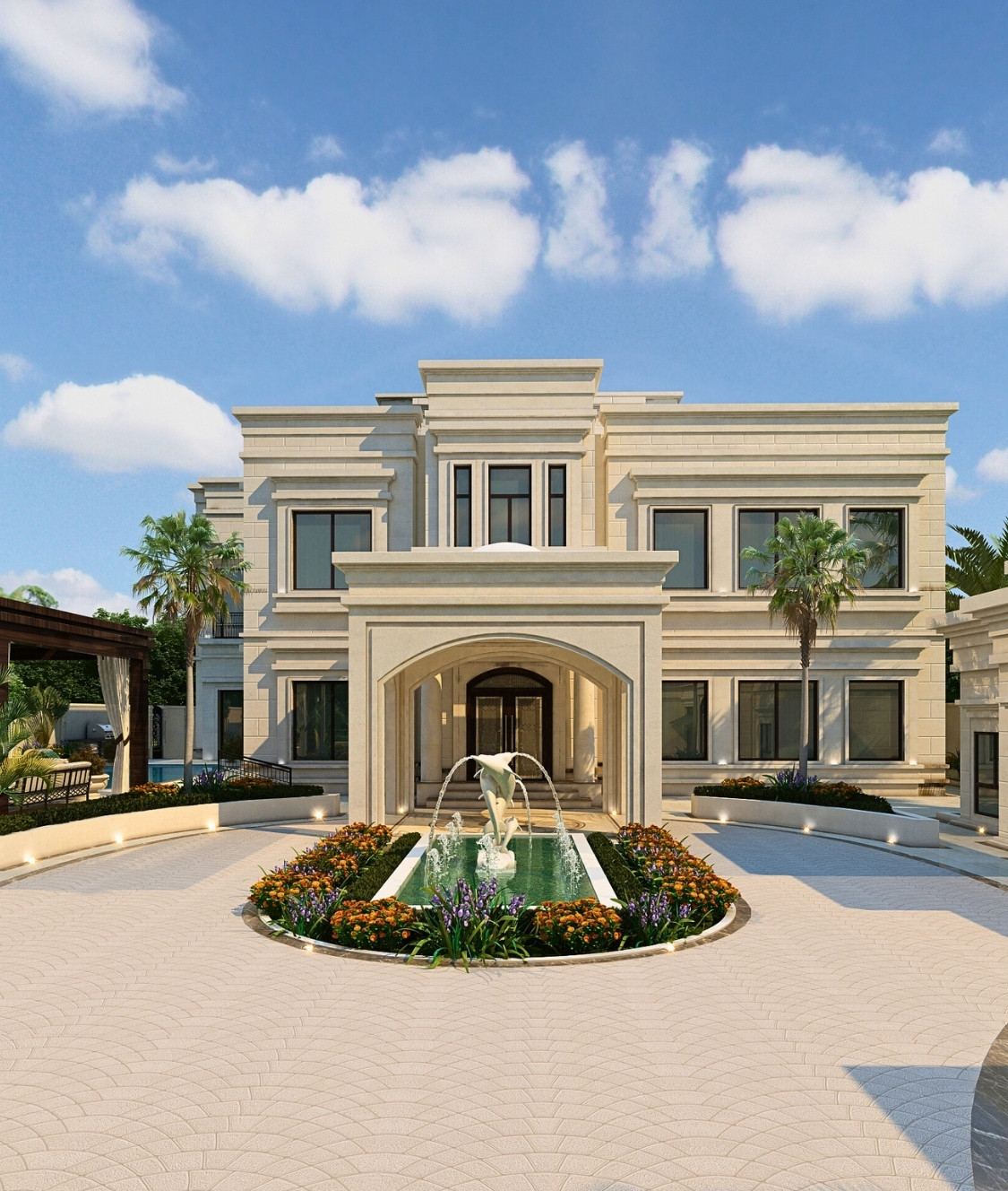 LUXURY VILLA EXTERIOR & LANDSCAPE RENOVATION