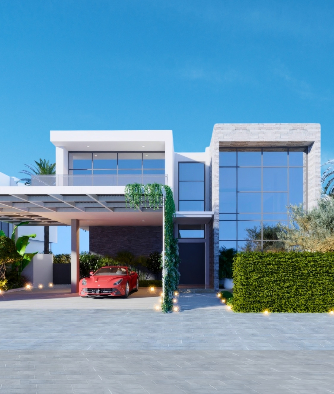 Contemporary exterior