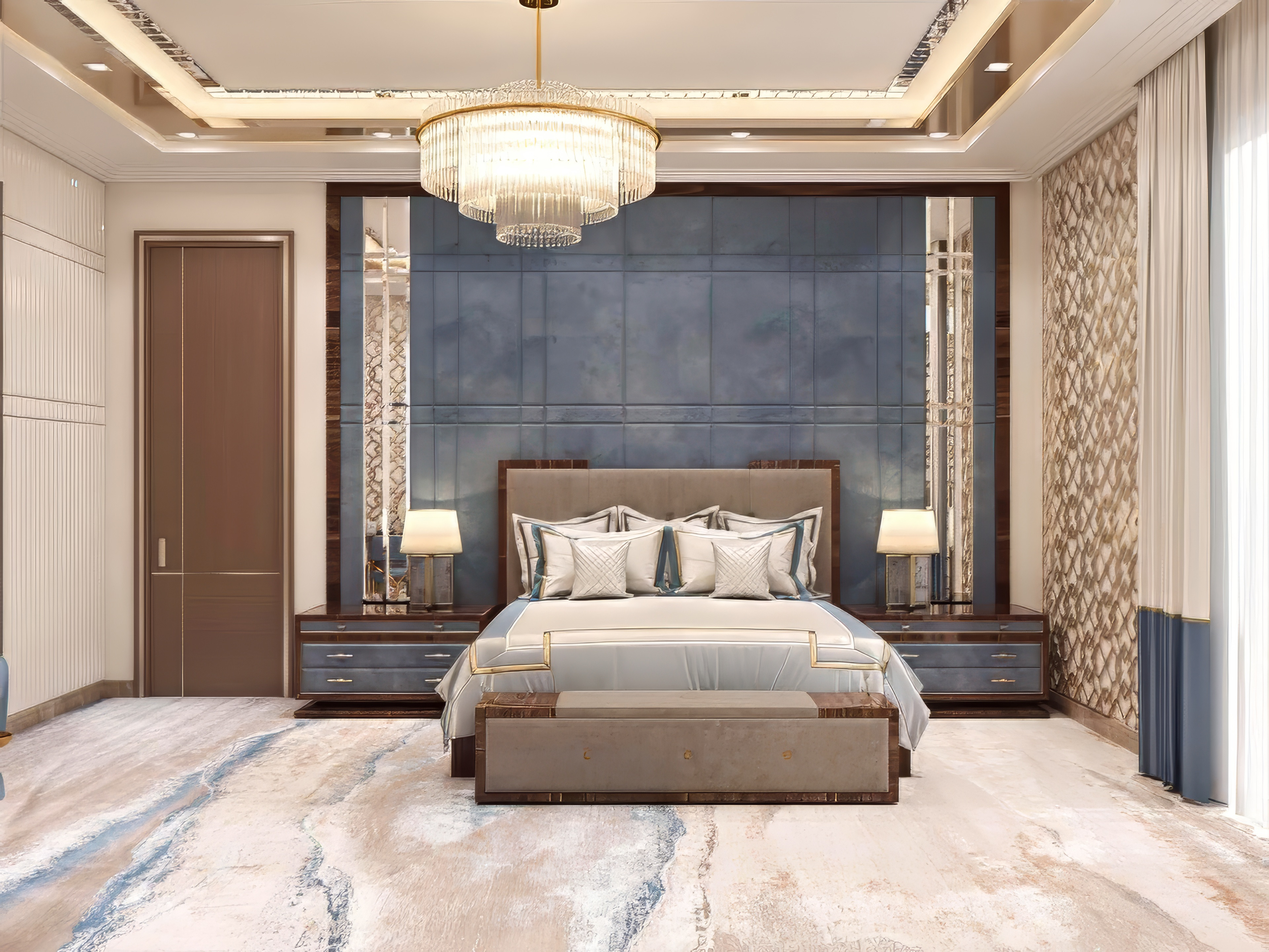 Contemporary Master's Bedroom Interior Design