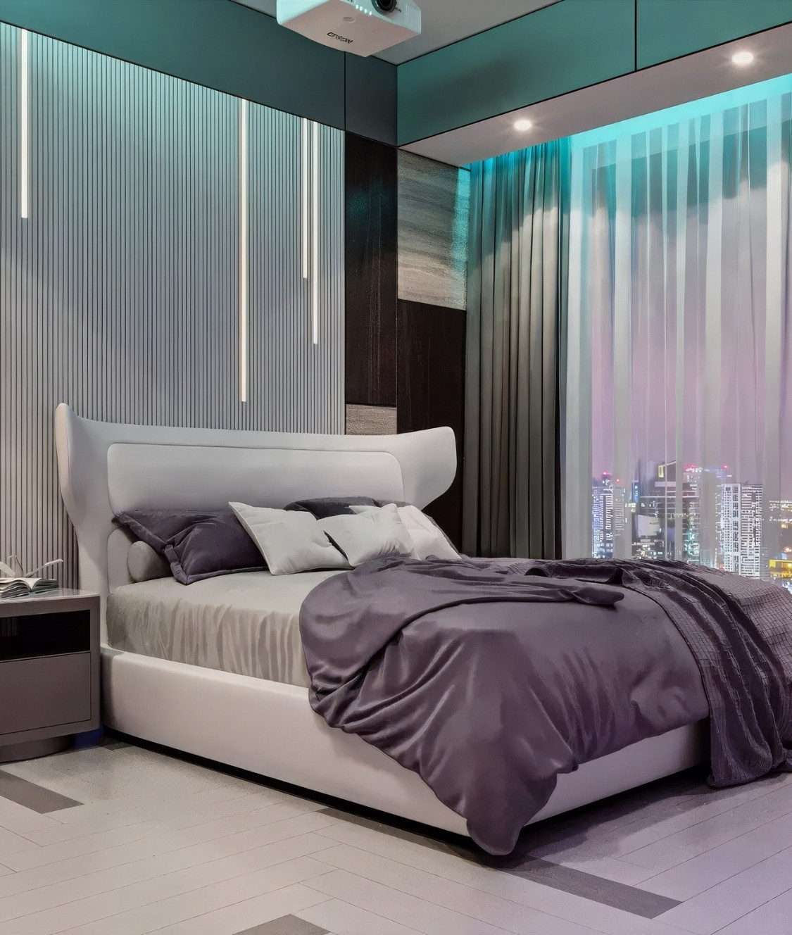 BEDROOM AESTHETIC IN FUTURISTIC DESIGN