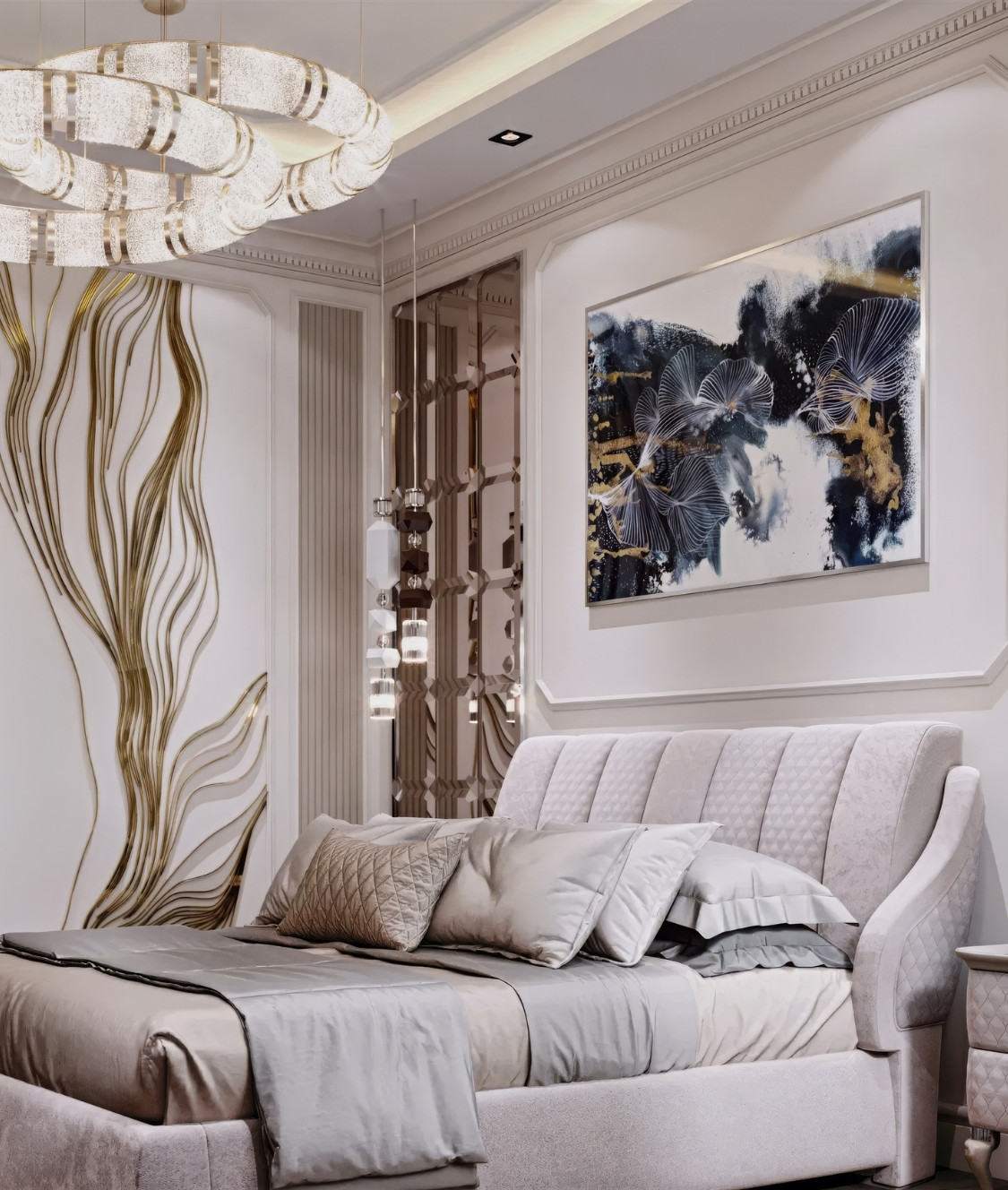 Relaxing Style for Bedroom Interior Design