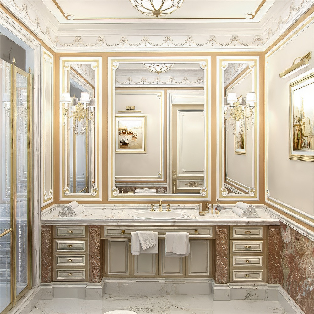 LUXURY - CLASSIC VIBE FOR THE BATHROOM INTERIOR