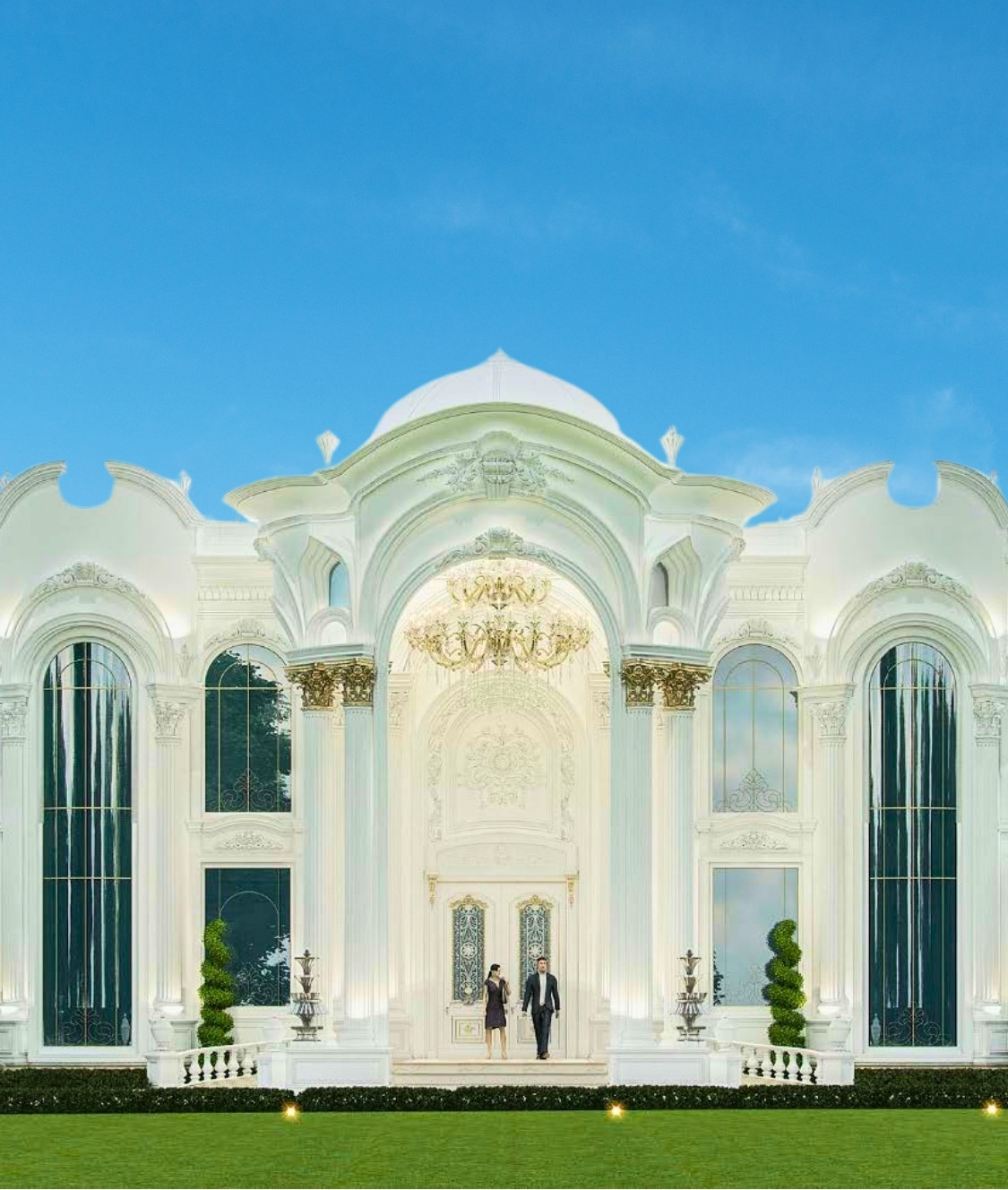 Islamic interiors Villa Riyadh | Saudi Arabia Palace interior Design