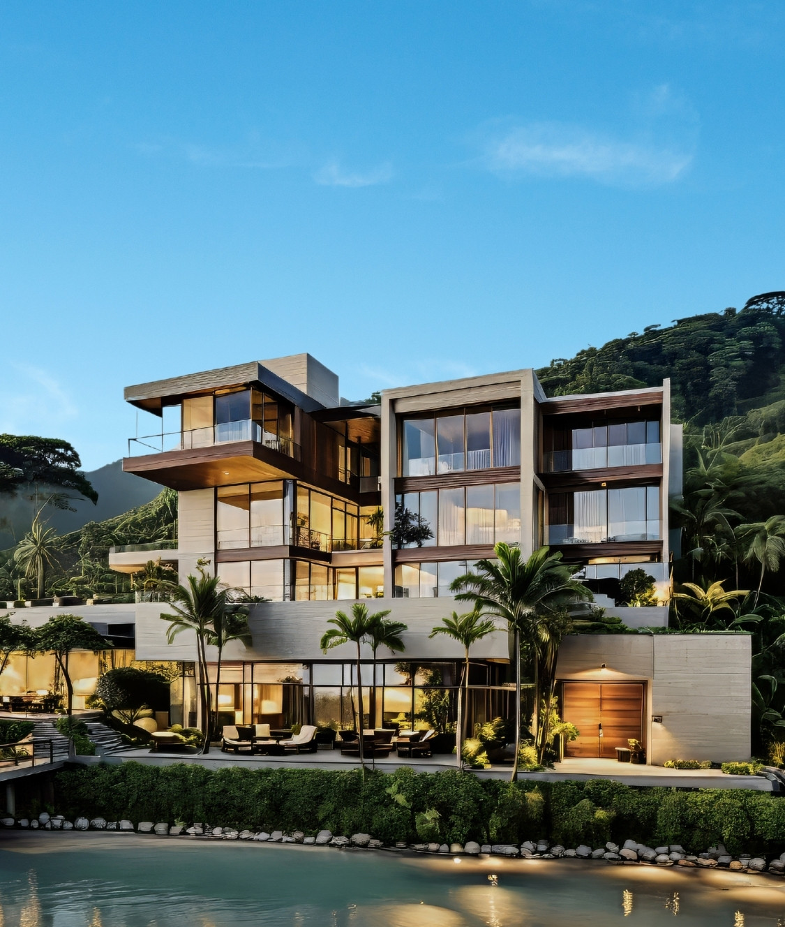 Fresh exterior design