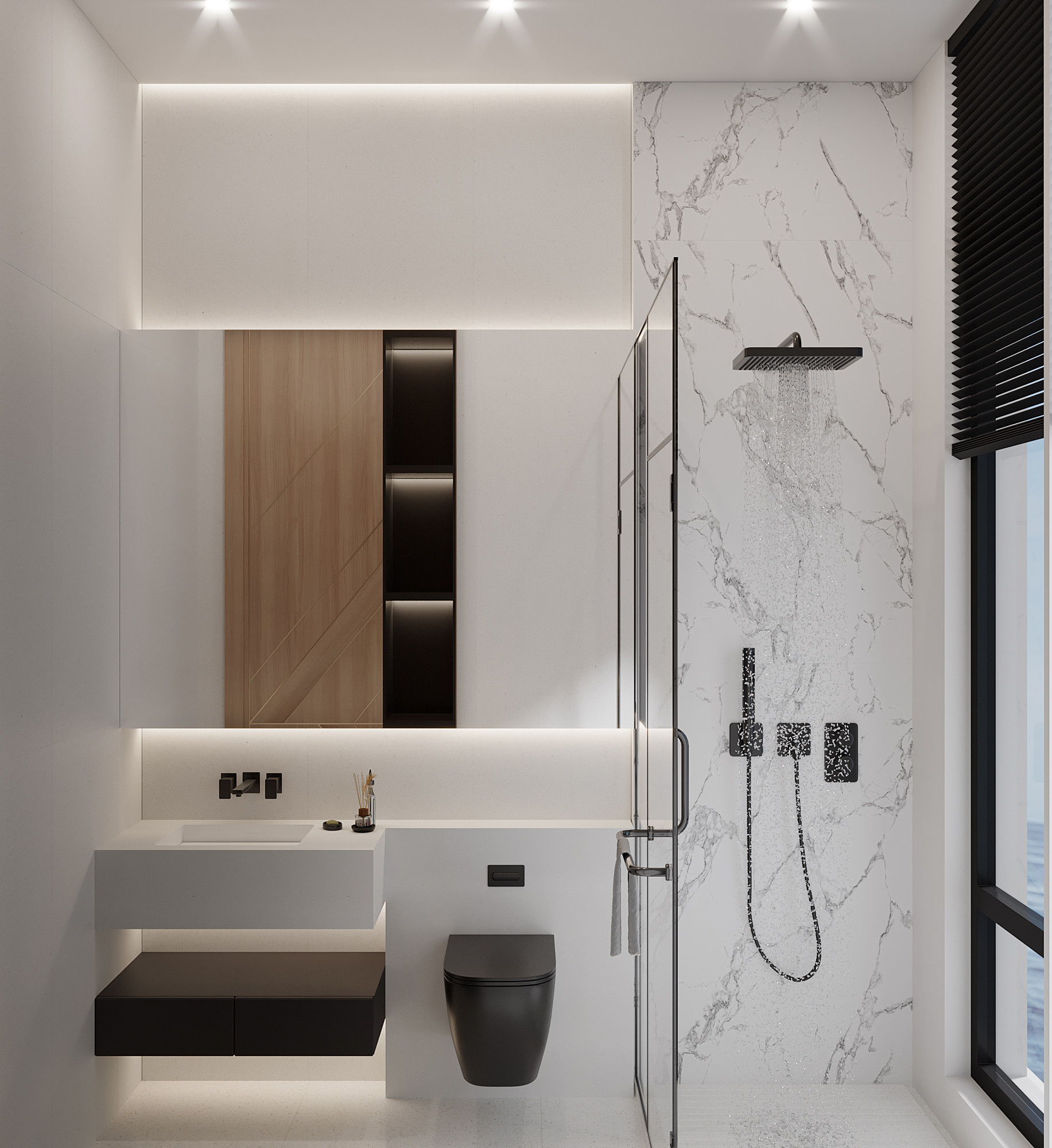 Chic Bathroom Interior