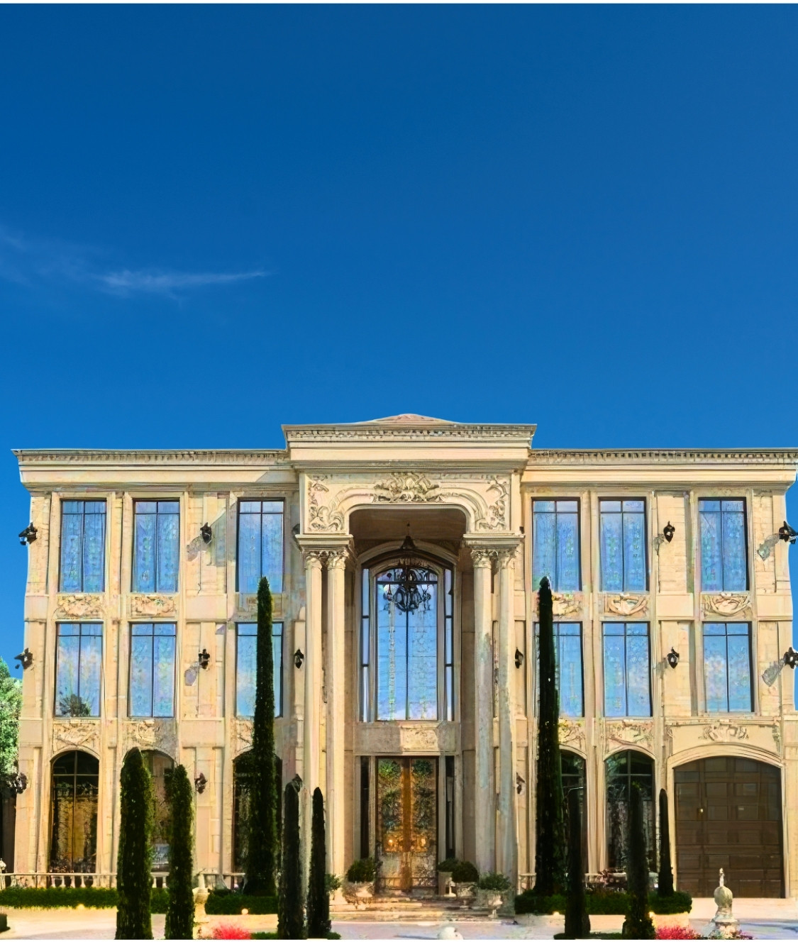 Luxury modern exterior design in Abuja