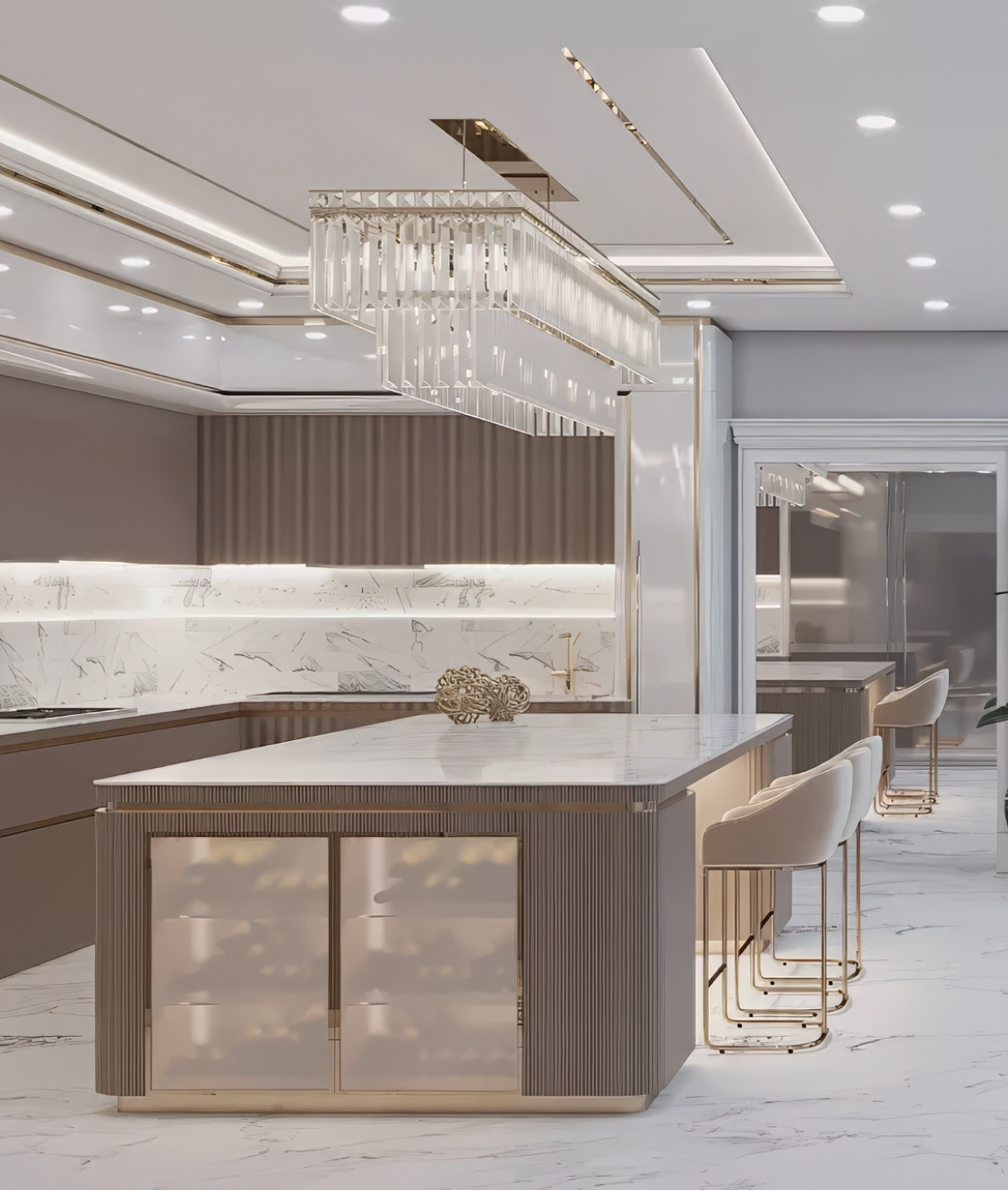 KITCHEN INTERIOR DESIGN FOR A DUBAI HOUSE