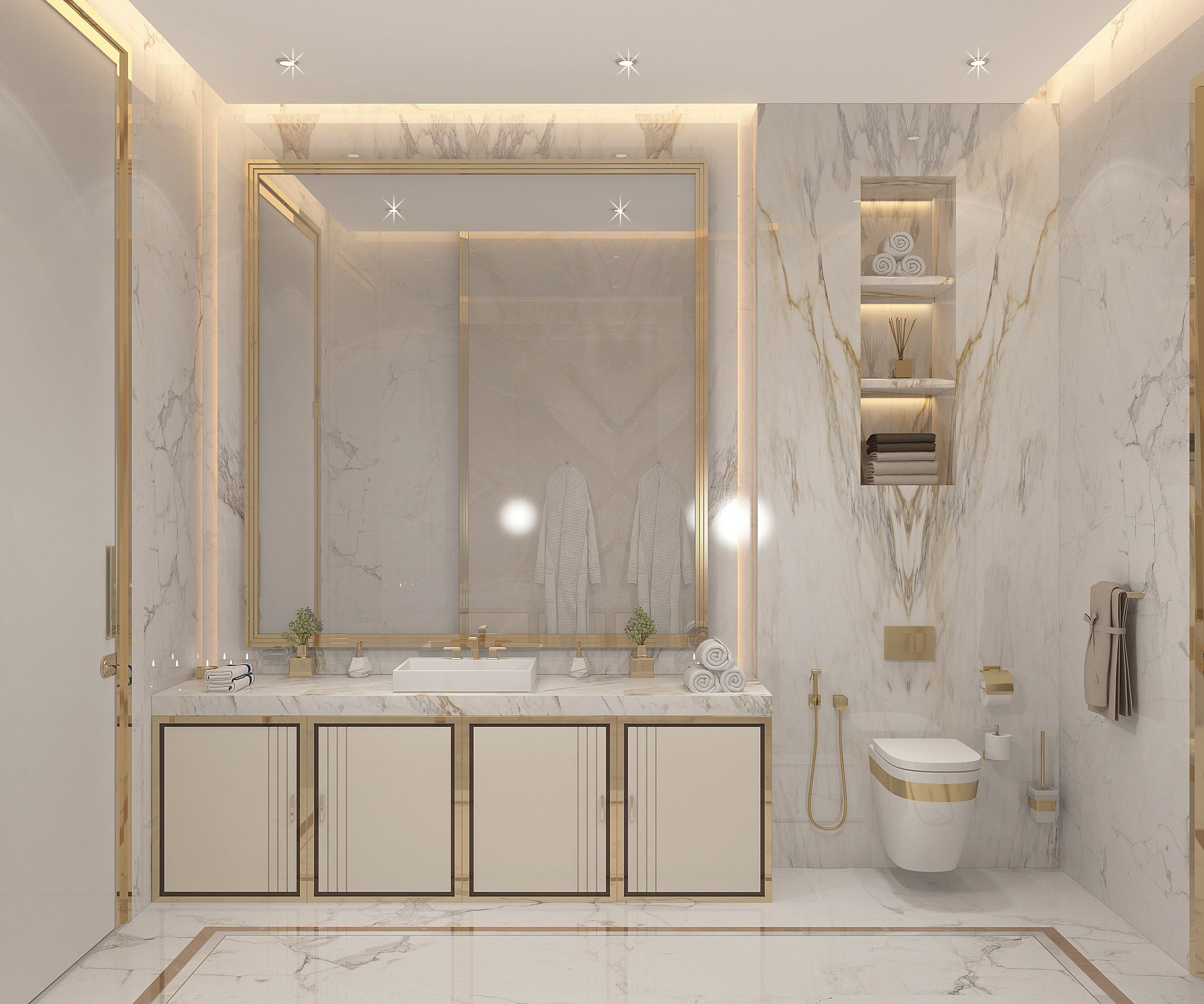 Classy - Elegant Bathroom Interior Design