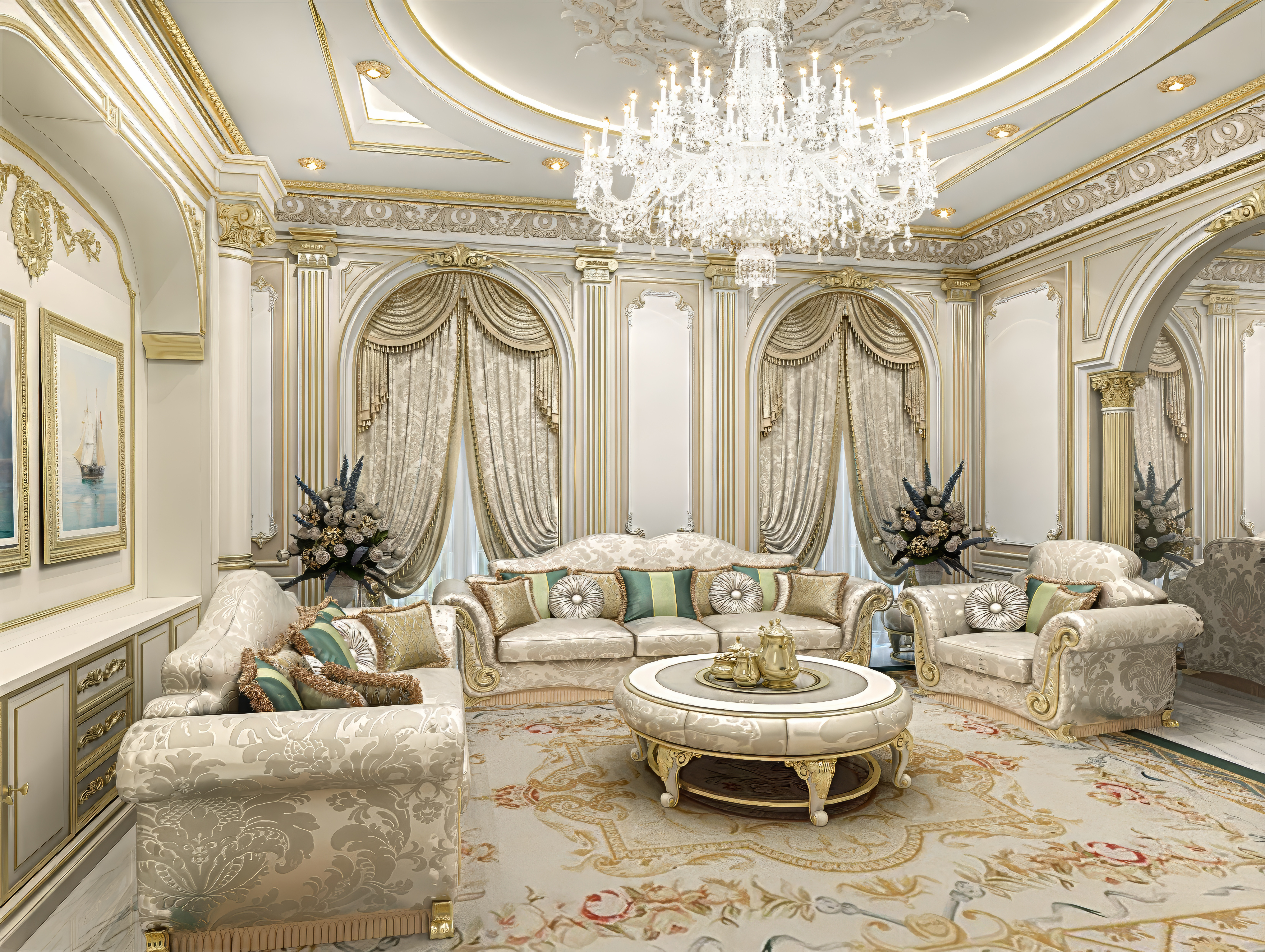 Customized Furniture for Luxury Sitting Room