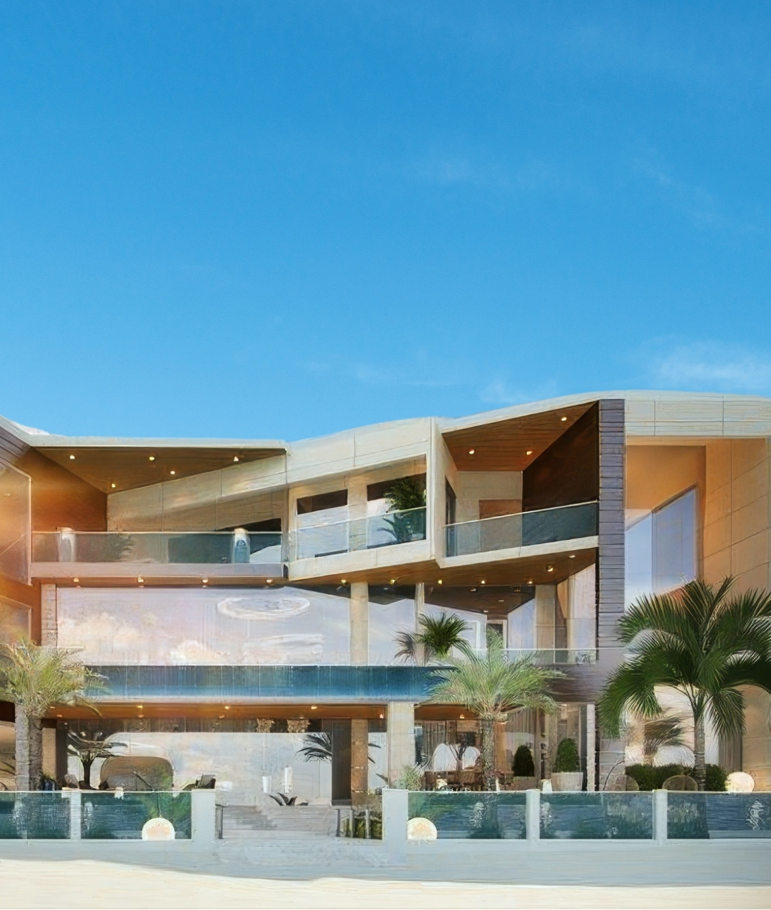 Palm Jumeirah modern exterior