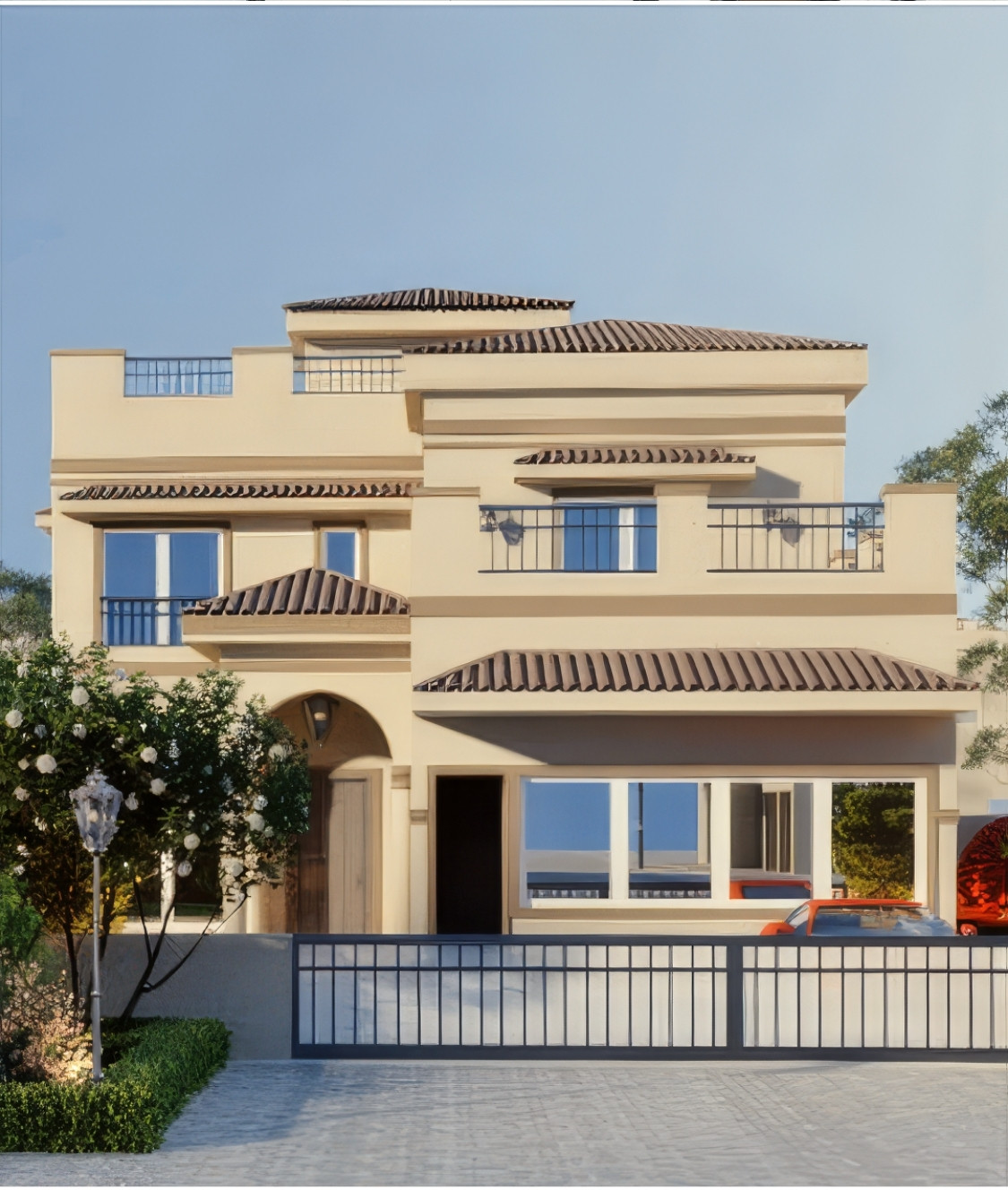 THE VILLA DUBAI LAND FAÇADE RENOVATION