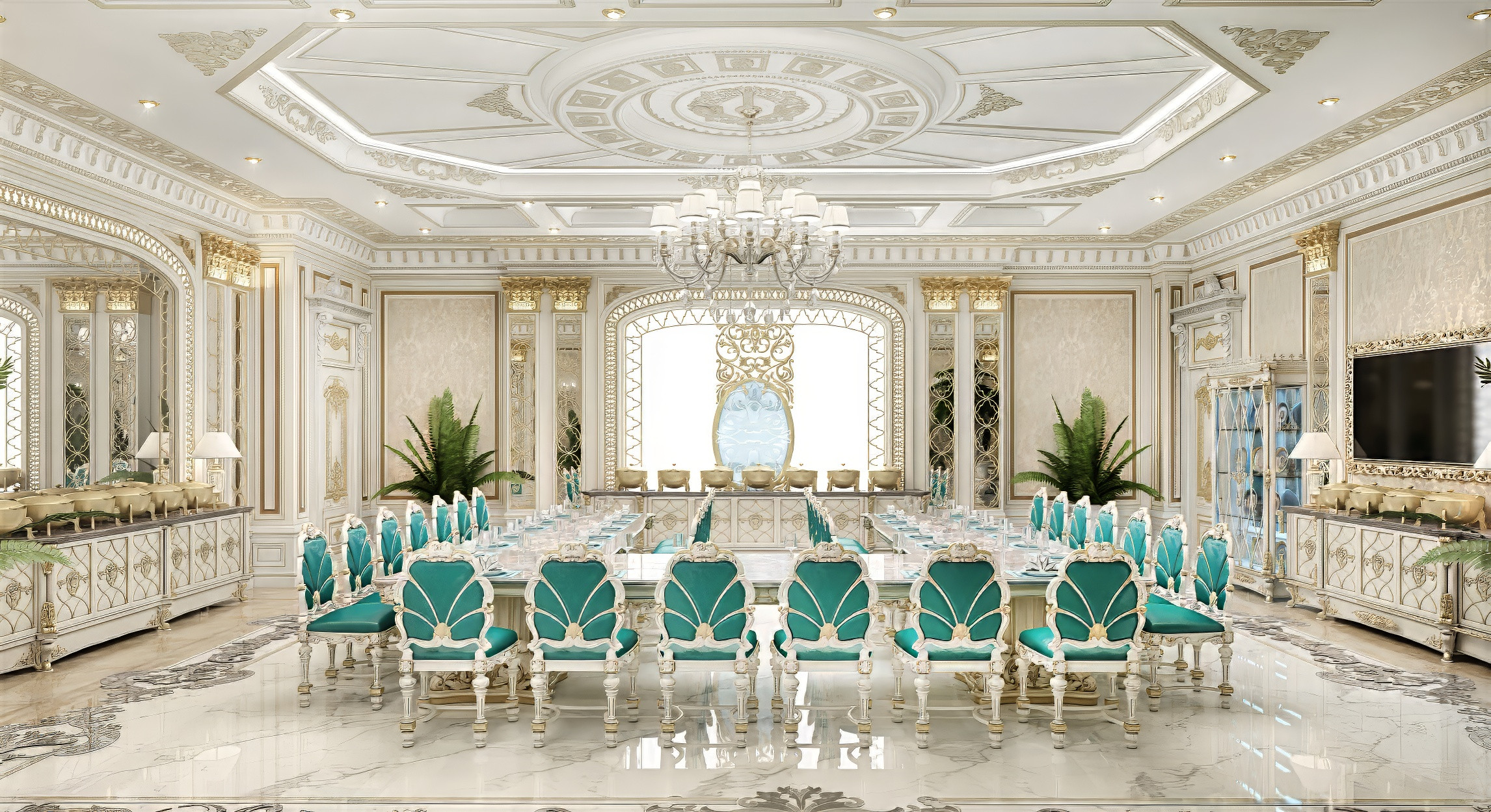 Royal Style Dining Room