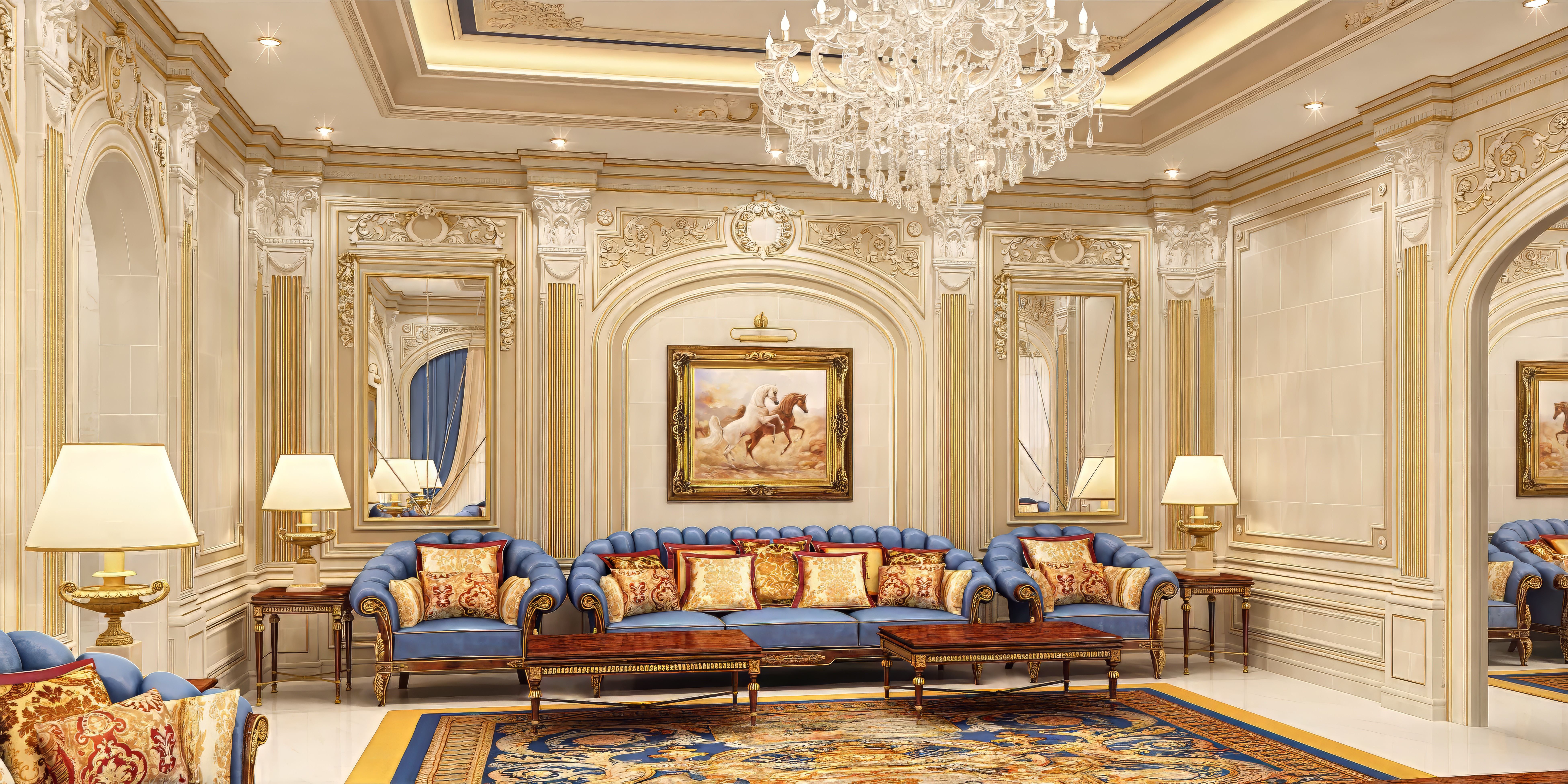Chic majlis interior