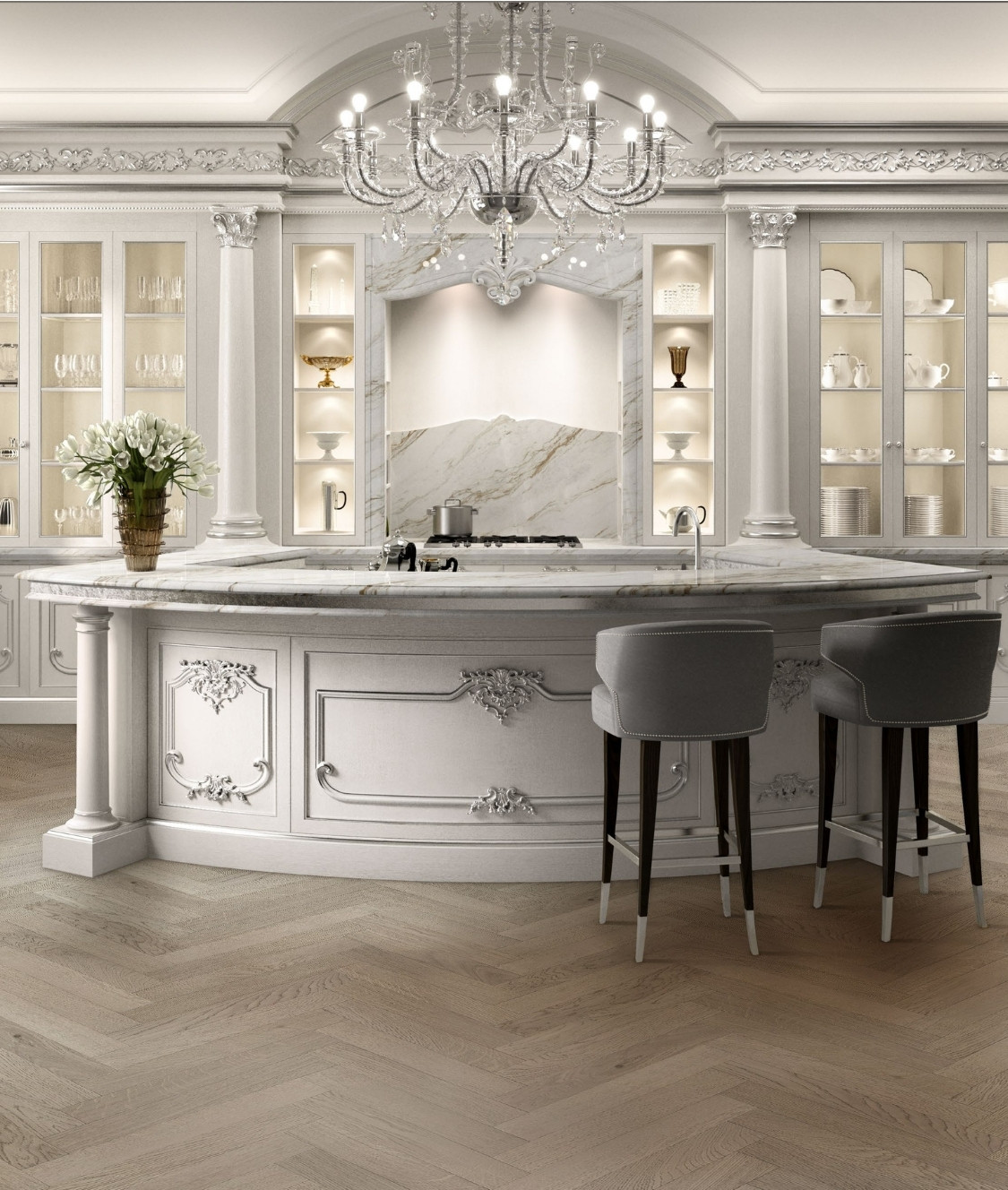 Bright and Stylish Kitchen