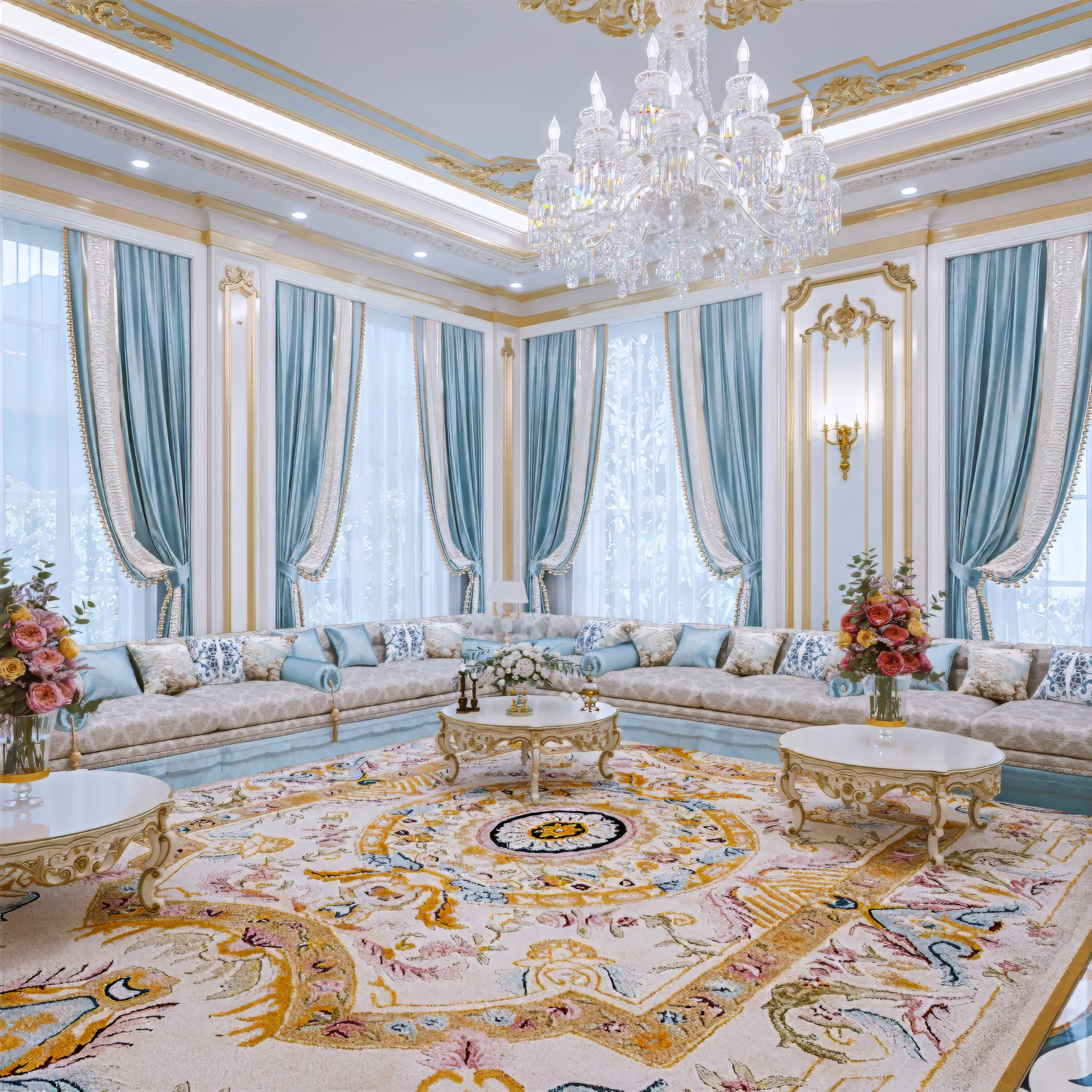 Family room interior