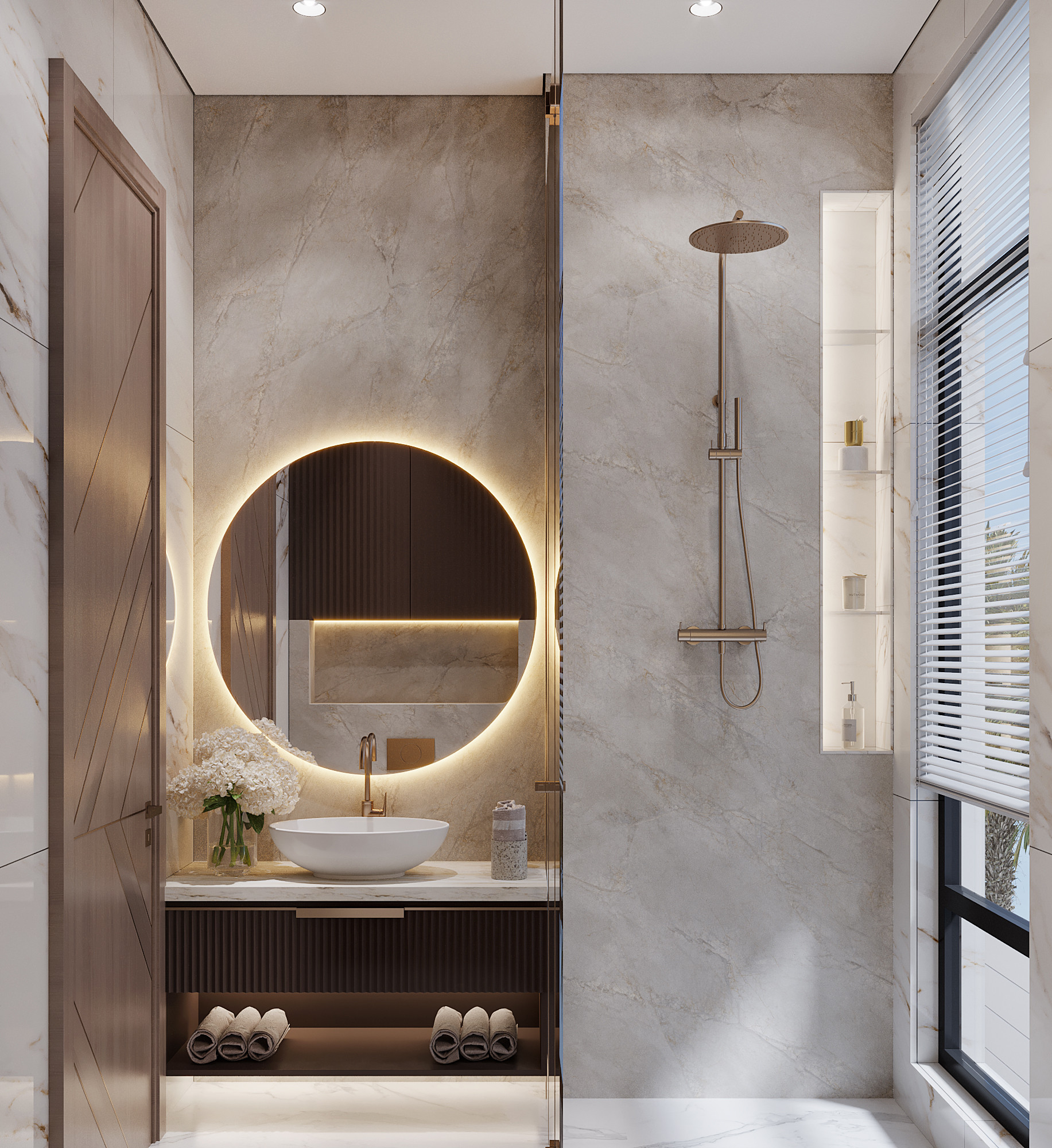 Bathroom Interior Design Art Deco