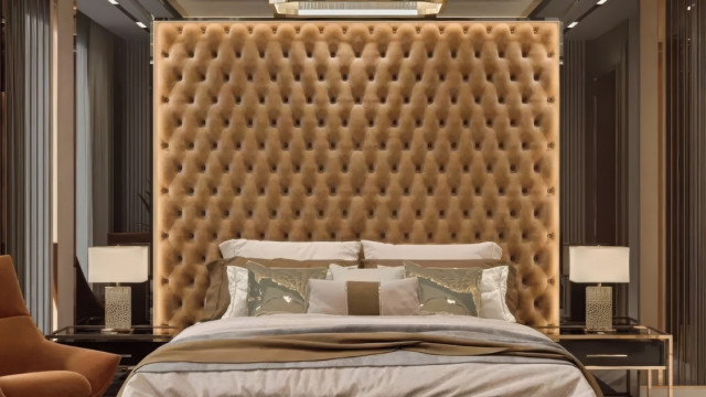 LUXURY BEDROOM INTERIOR DESIGN FOR ELITE PENTHOUSE DUBAI