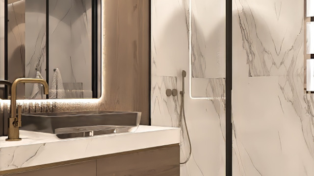 Family stylish bathroom