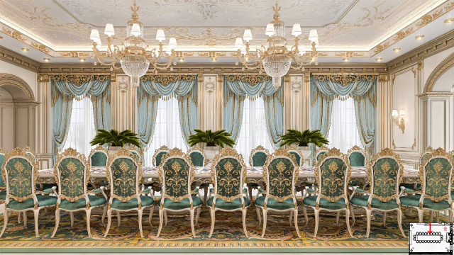 غرفة طعام رائعه