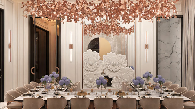 dainty dinning room