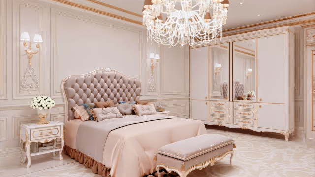 Chic Style Master Bedroom Interior Design