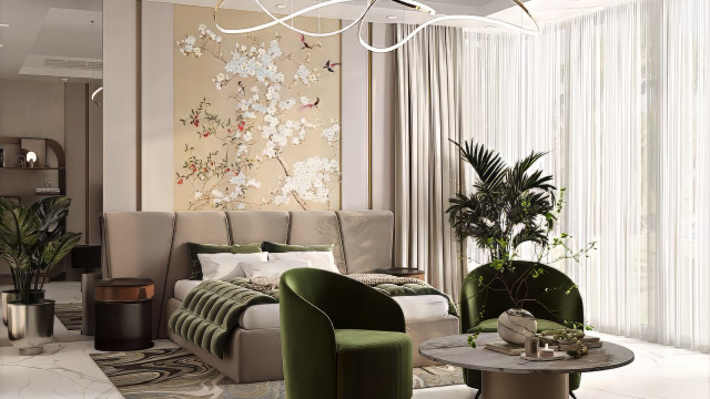 Luxury Bedroom Interior design in Dubai