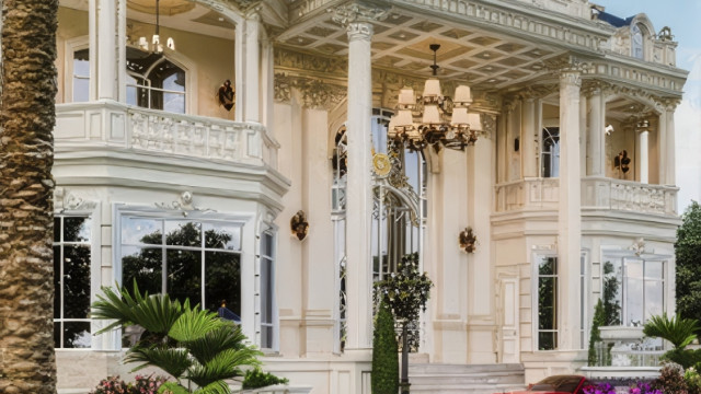 Classic Exterior Villa Design in Pakistan