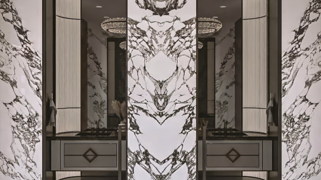 تصميم حمام فاخر