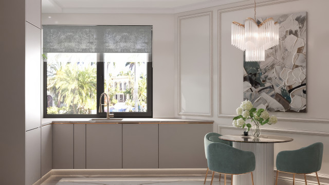 Интерьер умной семейной кухни