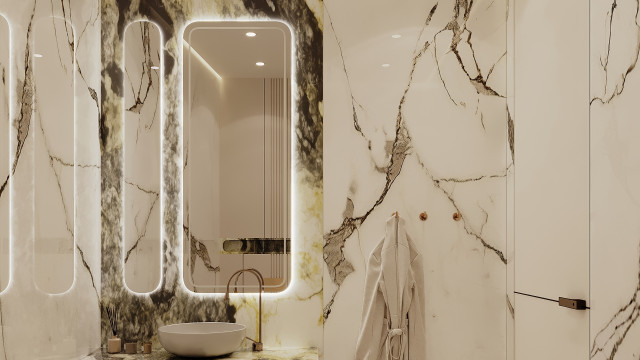 Classic Luxury Gold bathroom