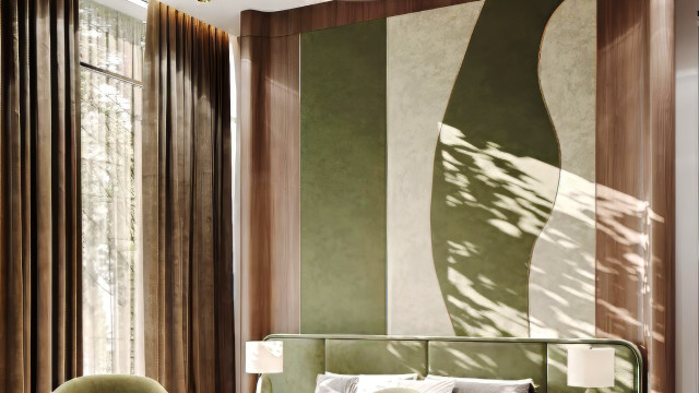 Comfortable bedroom decoration