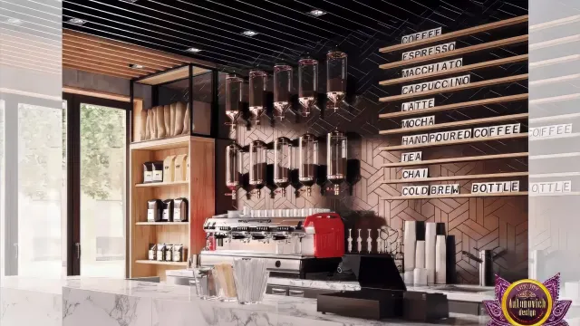 Chic Modern Dubai Coffee Shop