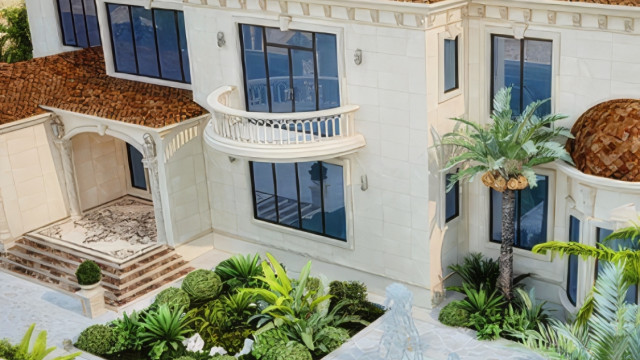Luxury Villa Exteriors Design Abu Dhabi