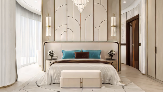 Classical Bedroom Design in Dubai
