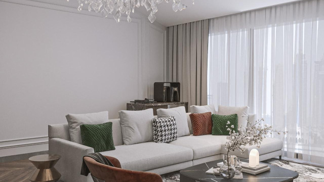 Spacious Family Sitting Room Interior