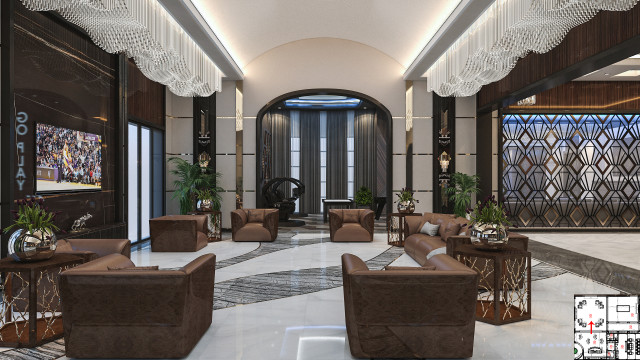 Luxury Sitting Arrangement for an Apartment