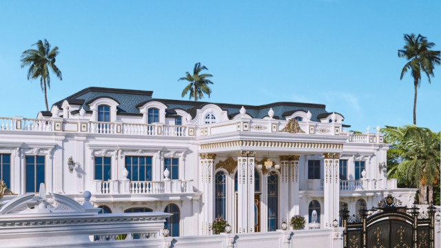 A Vision of Opulence: Luxurious Villa Exterior Design in Al Manara Dubai
