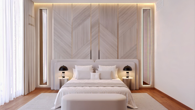 Stylish Bedroom Design For An Amazing Villa