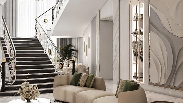 Дизайн дома в ОАЭ — роскошный интерьер виллы