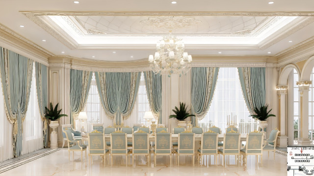 Luxe Dining Room Interior Design