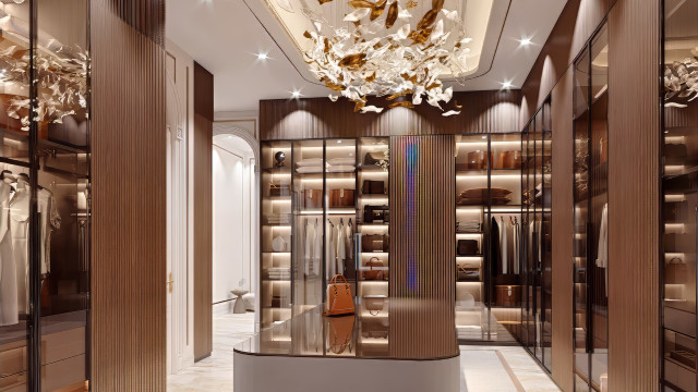 Classy Dressing Room Design