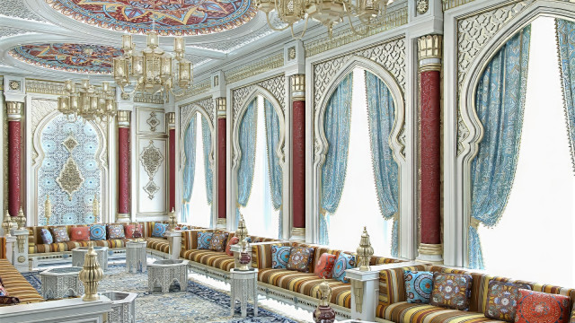 MOROCCAN STYLE MAJLIS INTERIOR DESIGN