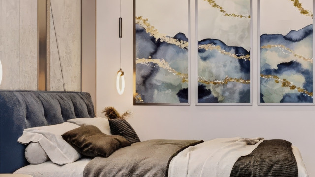 Contemporary Brown Bedroom Interior Design