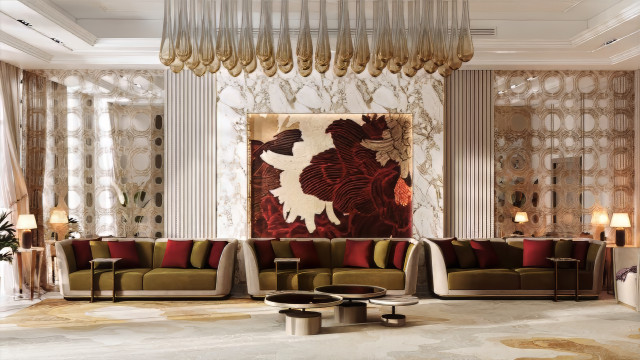 Modern Majlis interior design In Saudi Arabia