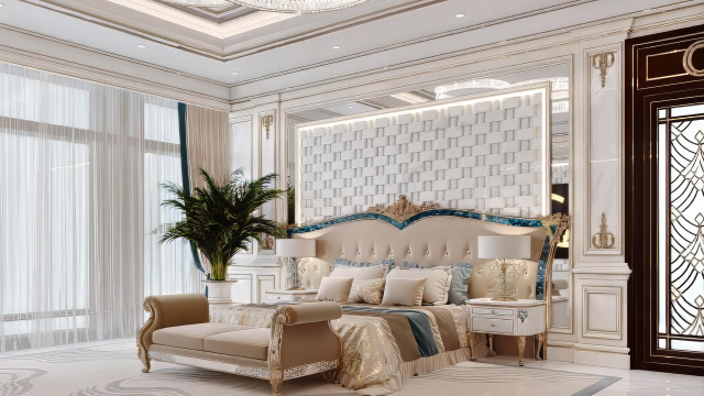 Beautiful bedroom interior