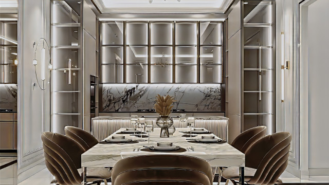 فيلا عائلية على الطراز العربي الحديث