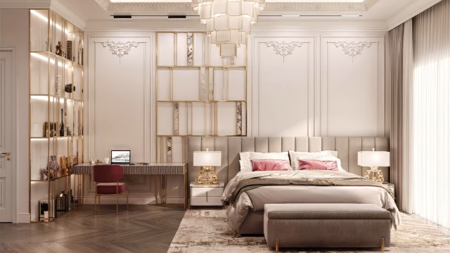 Contemporary solutions for bedroom interior